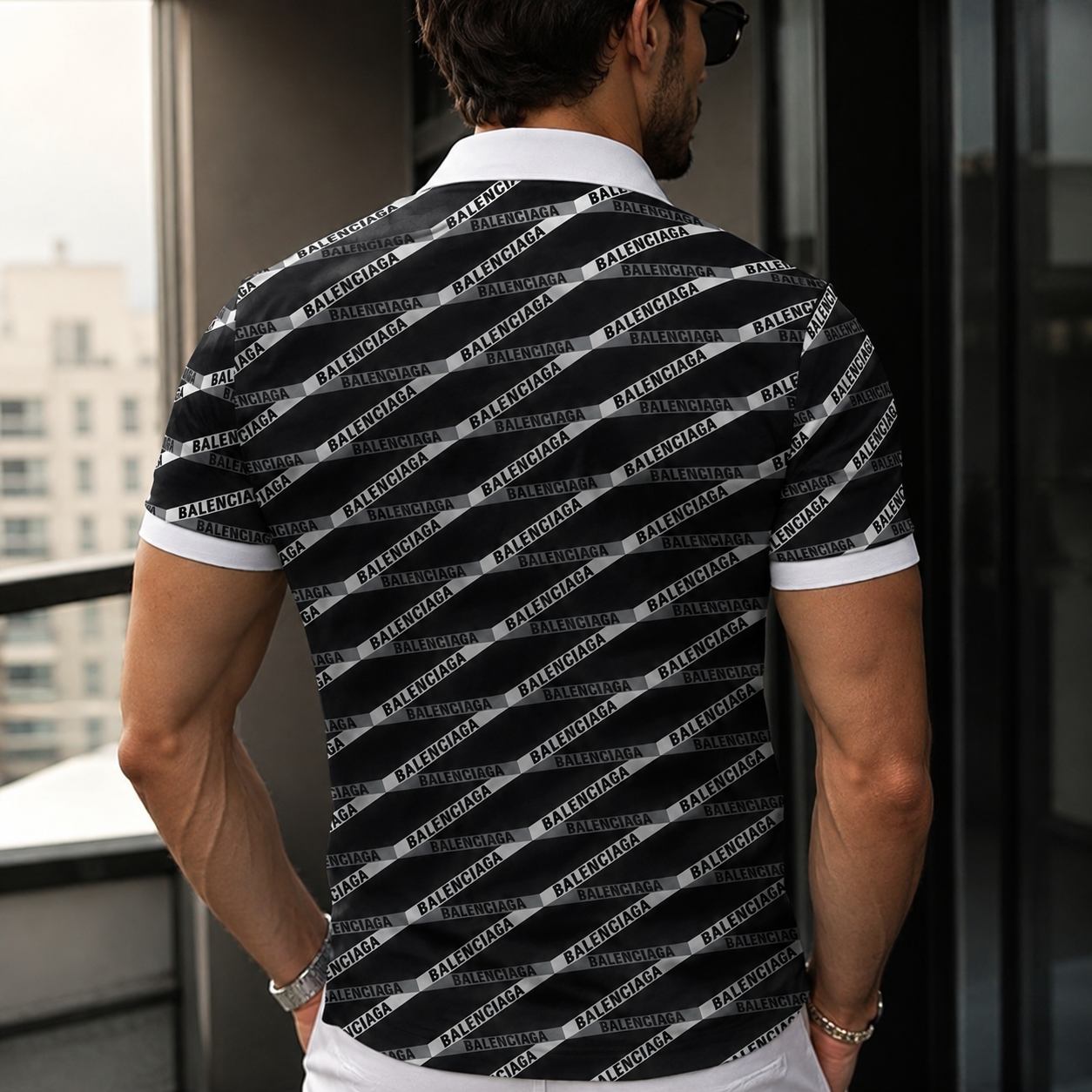 Men's Summer Fashion Printed Polo Shirts 3D1026070321