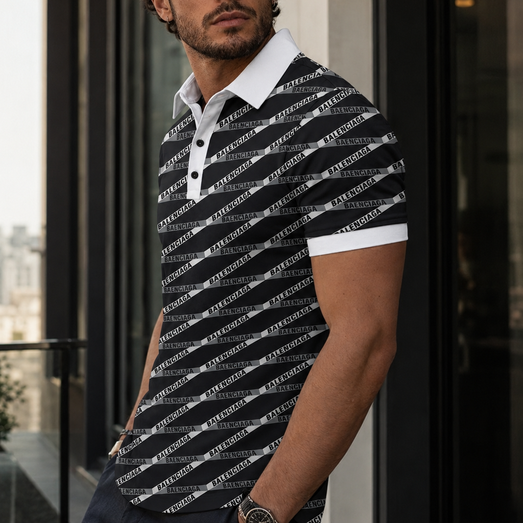 Men's Summer Fashion Printed Polo Shirts 3D1026070321