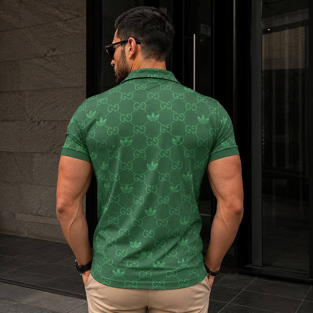 Men's Summer Fashion Printed Polo Shirts 3D1026070315