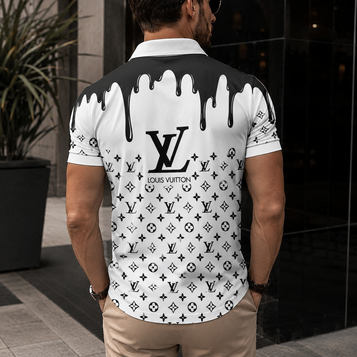 Men's Summer Fashion Printed Polo Shirts 3D1026070312