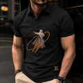 Men's Summer Fashion Printed Polo Shirts 3D1026070620