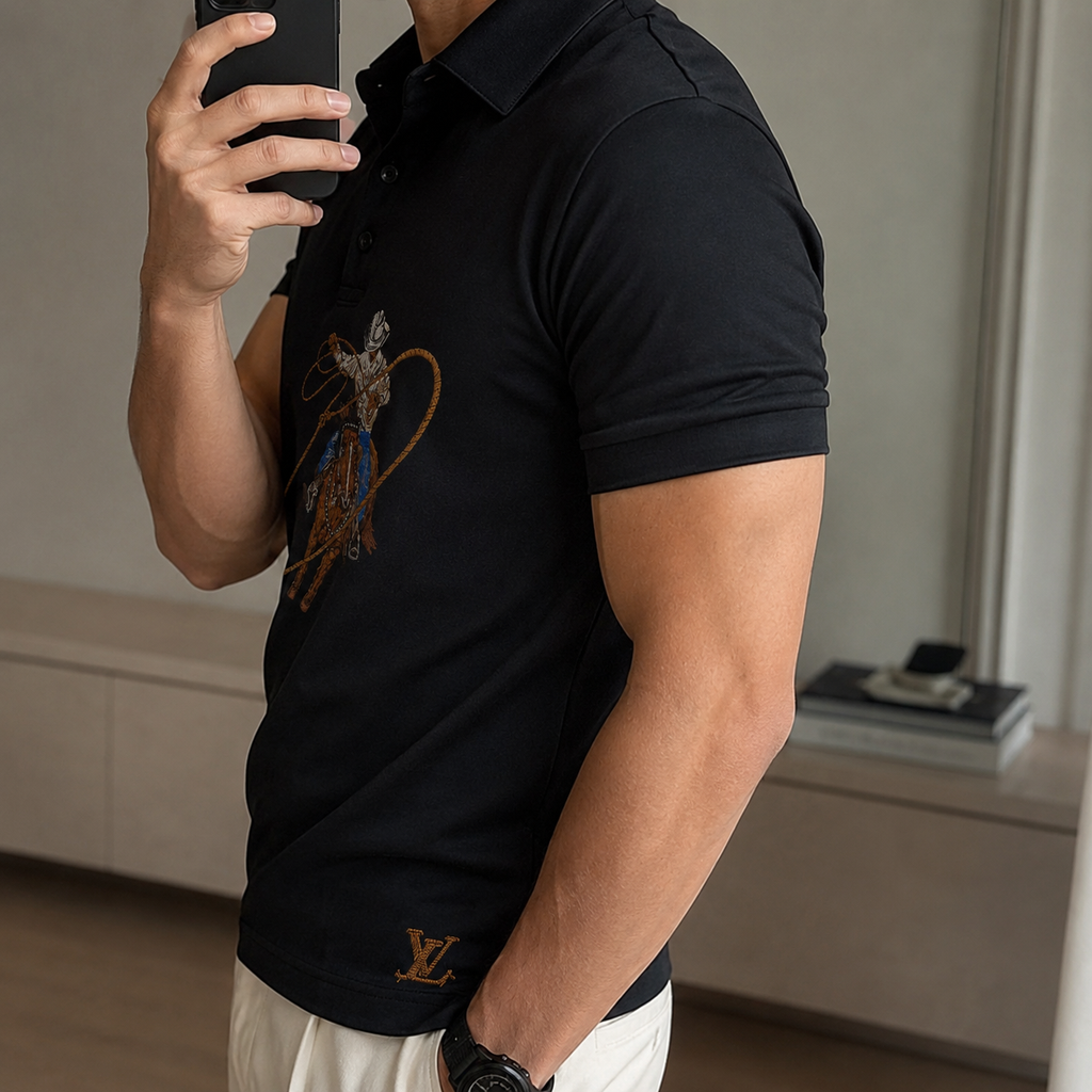 Men's Summer Fashion Printed Polo Shirts 3D1026070620