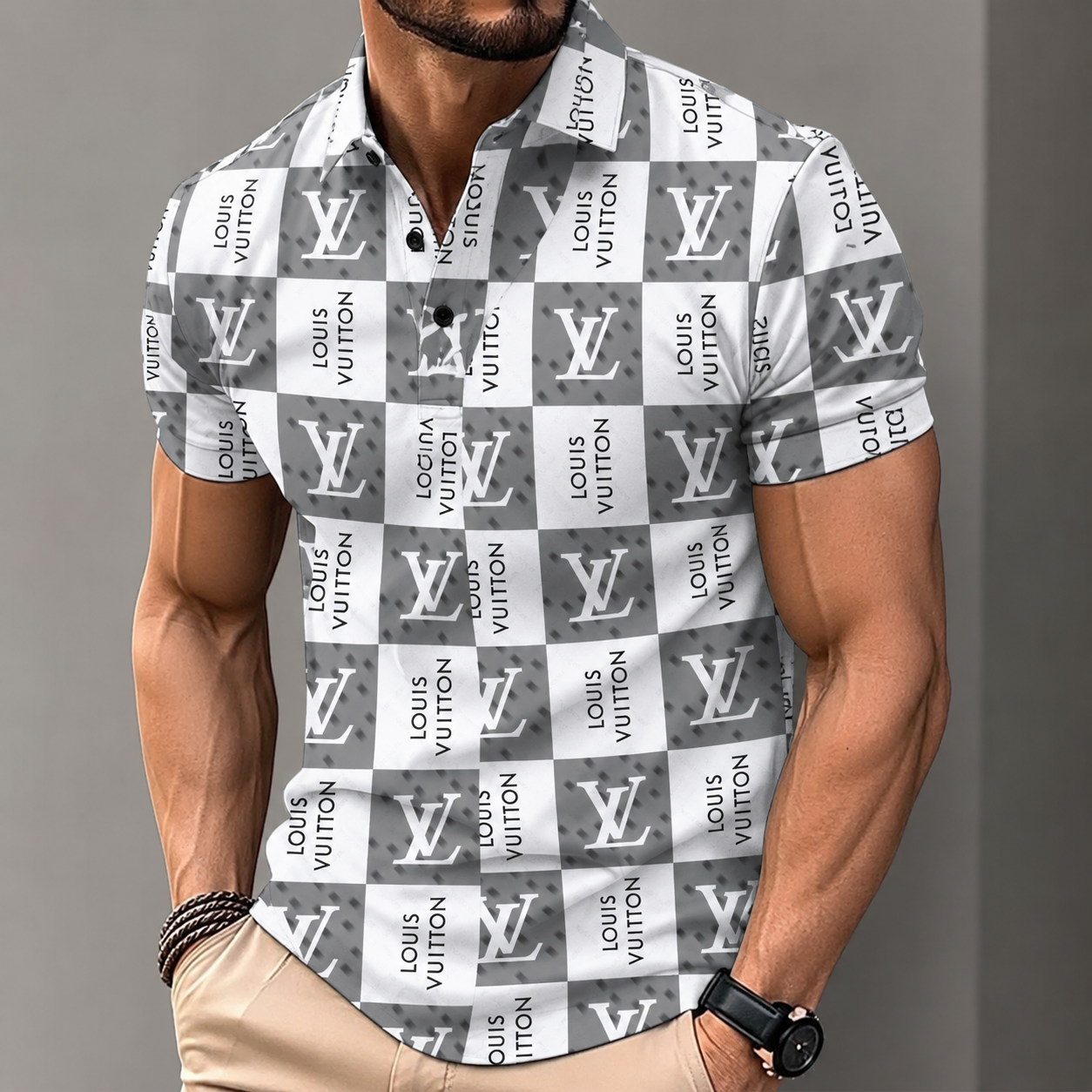 Men's Summer Fashion Printed Polo Shirts 3D1026070619