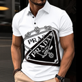 Men's Summer Fashion Printed Polo Shirts 3D1026070612