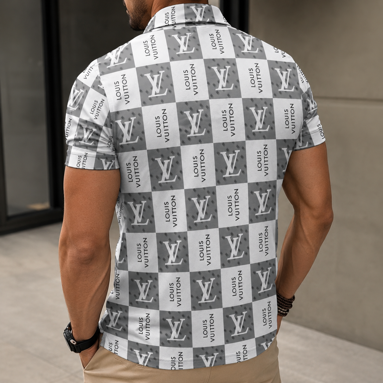 Men's Summer Fashion Printed Polo Shirts 3D1026070619