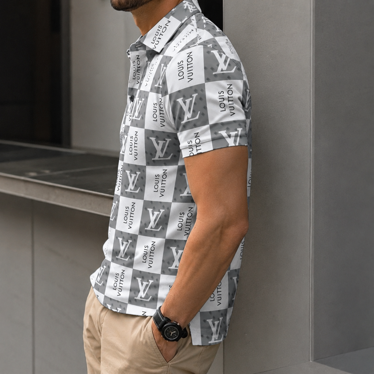 Men's Summer Fashion Printed Polo Shirts 3D1026070619