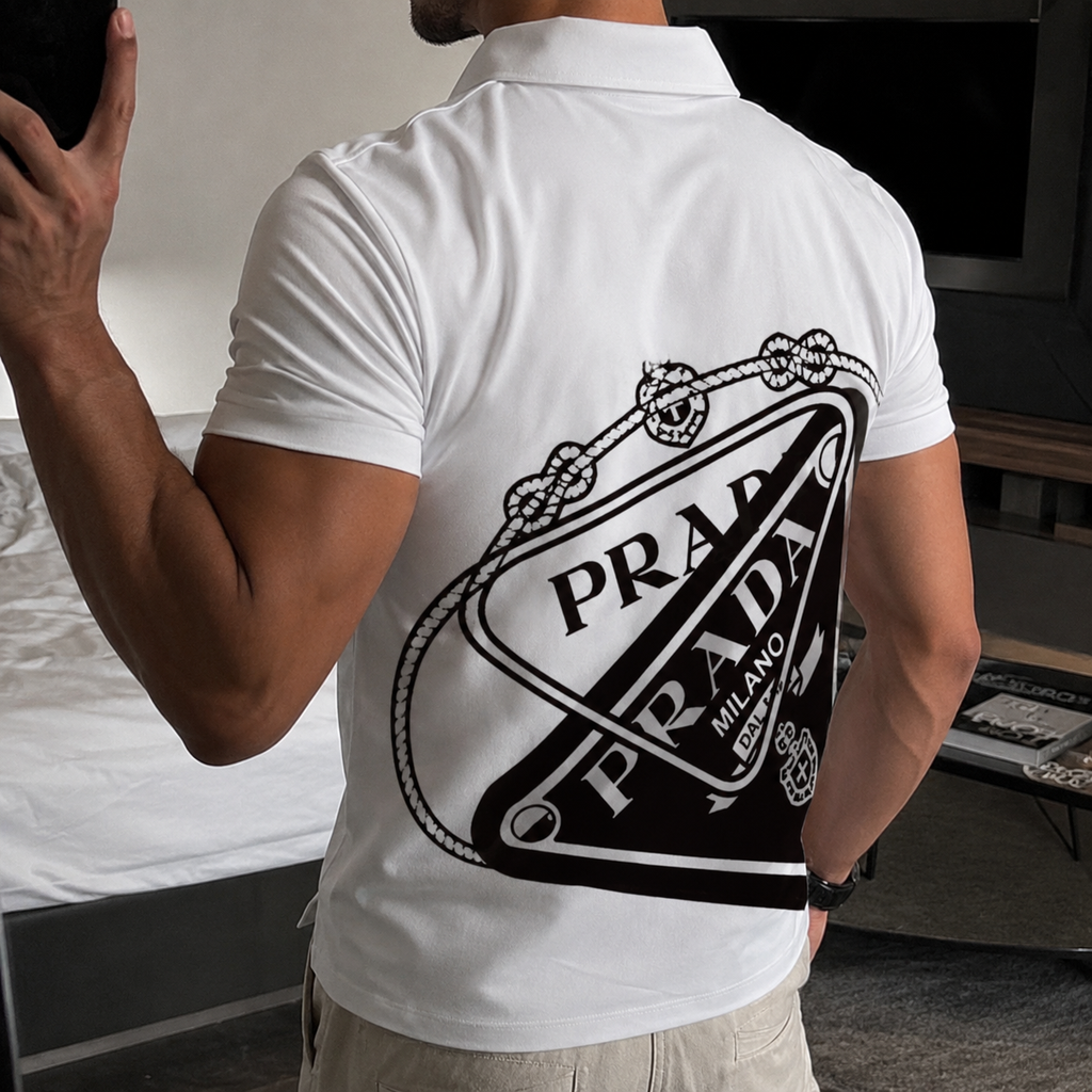 Men's Summer Fashion Printed Polo Shirts 3D1026070612