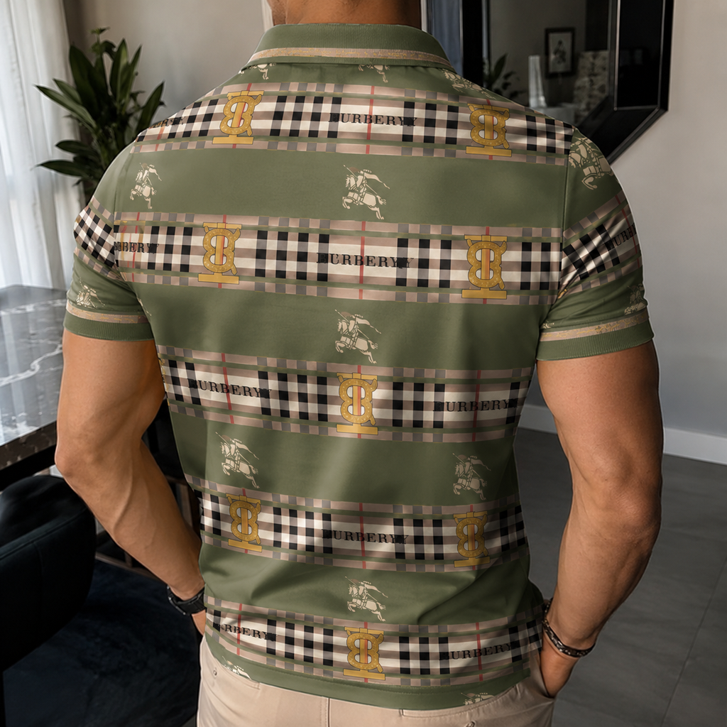 Men's Summer Fashion Printed Polo Shirts 3D1026070608