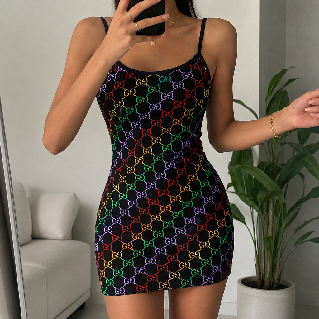 Women's Sexy Bodycon Dresses Spaghetti Strap 3D1026070733