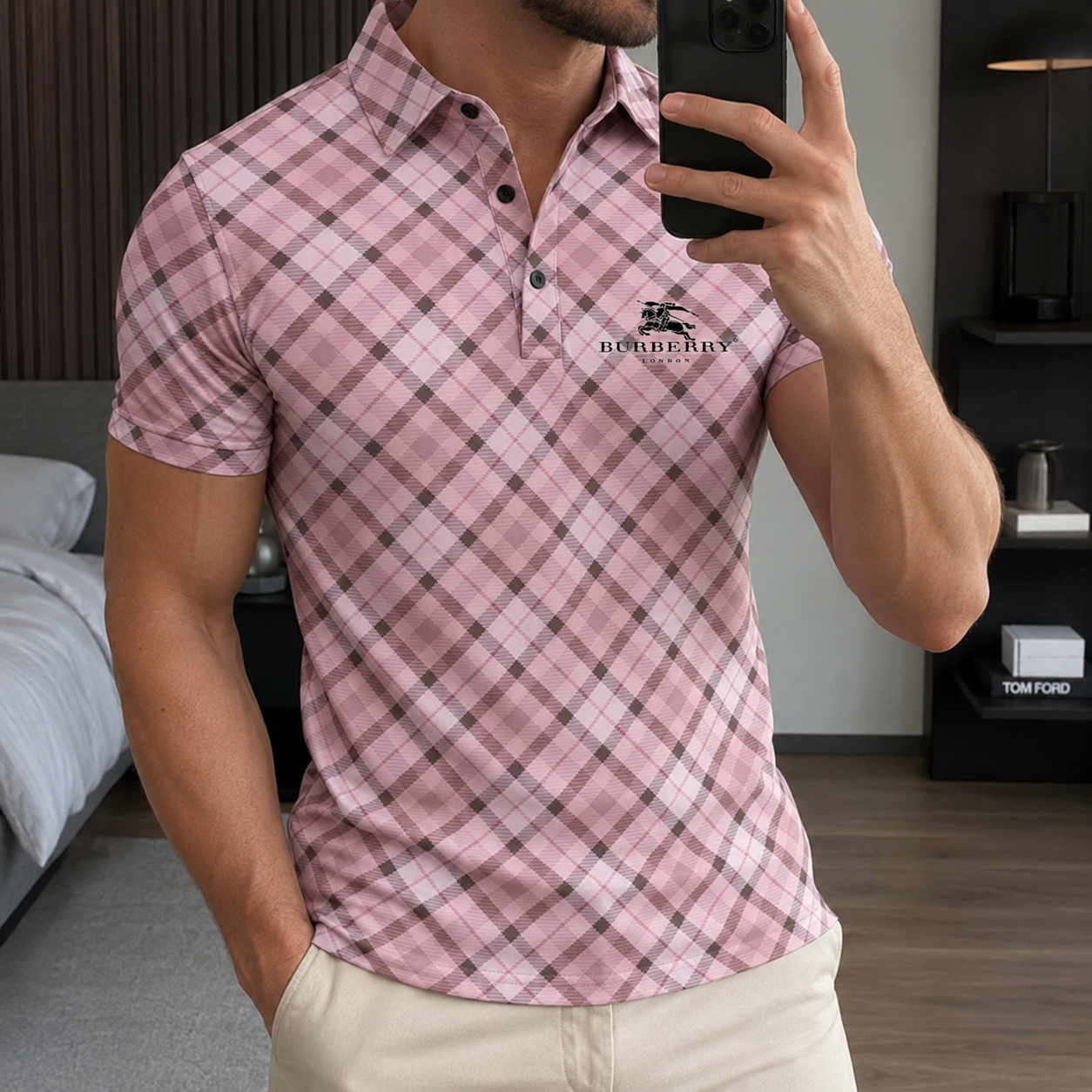 Men's Summer Fashion Printed Polo Shirts 3D1026070715