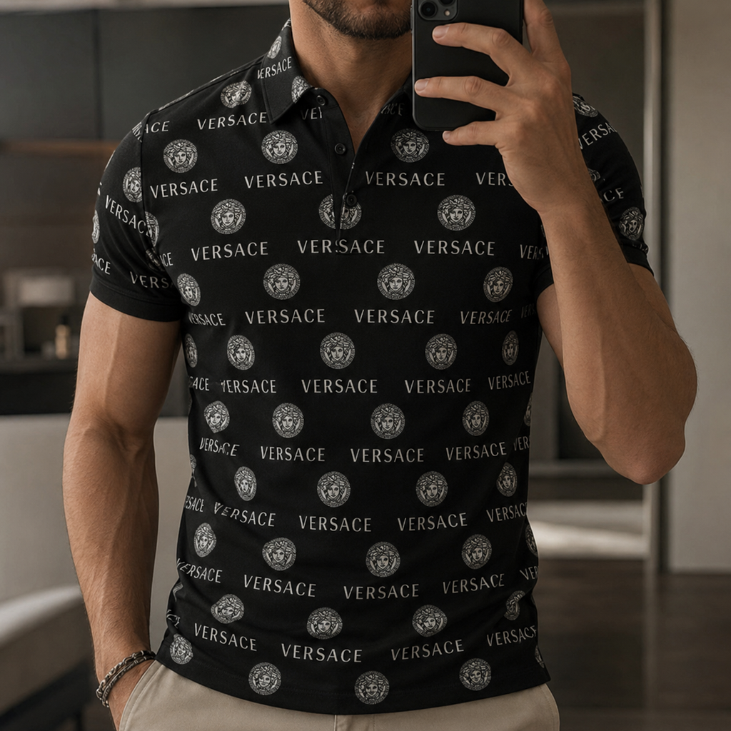 Men's Summer Fashion Printed Polo Shirts 3D1026070717