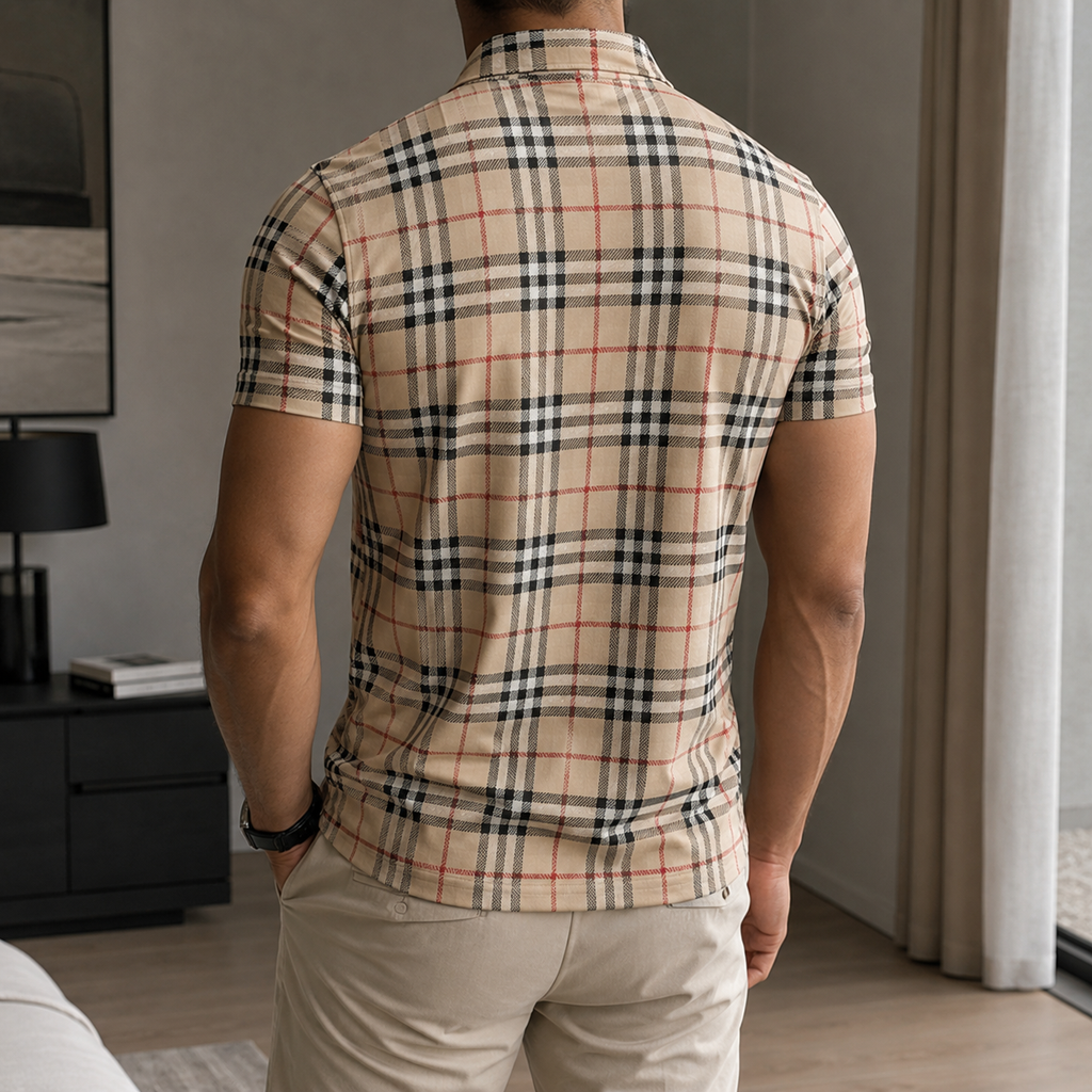 Men's Summer Fashion Printed Polo Shirts 3D1026070714