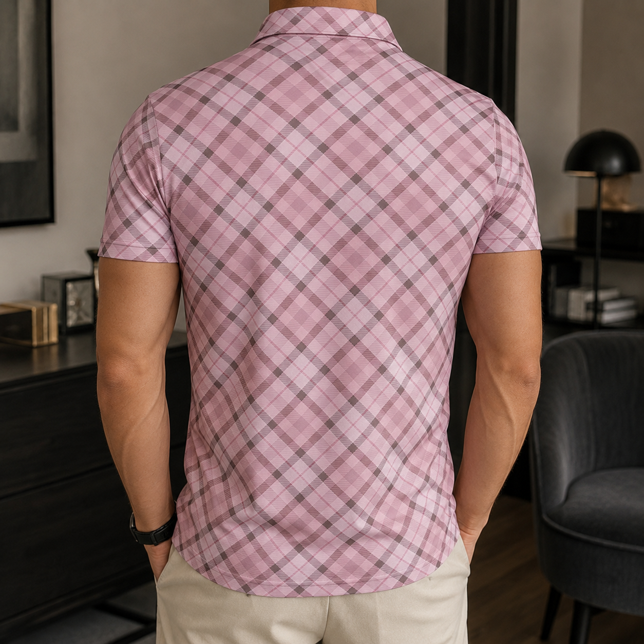 Men's Summer Fashion Printed Polo Shirts 3D1026070715