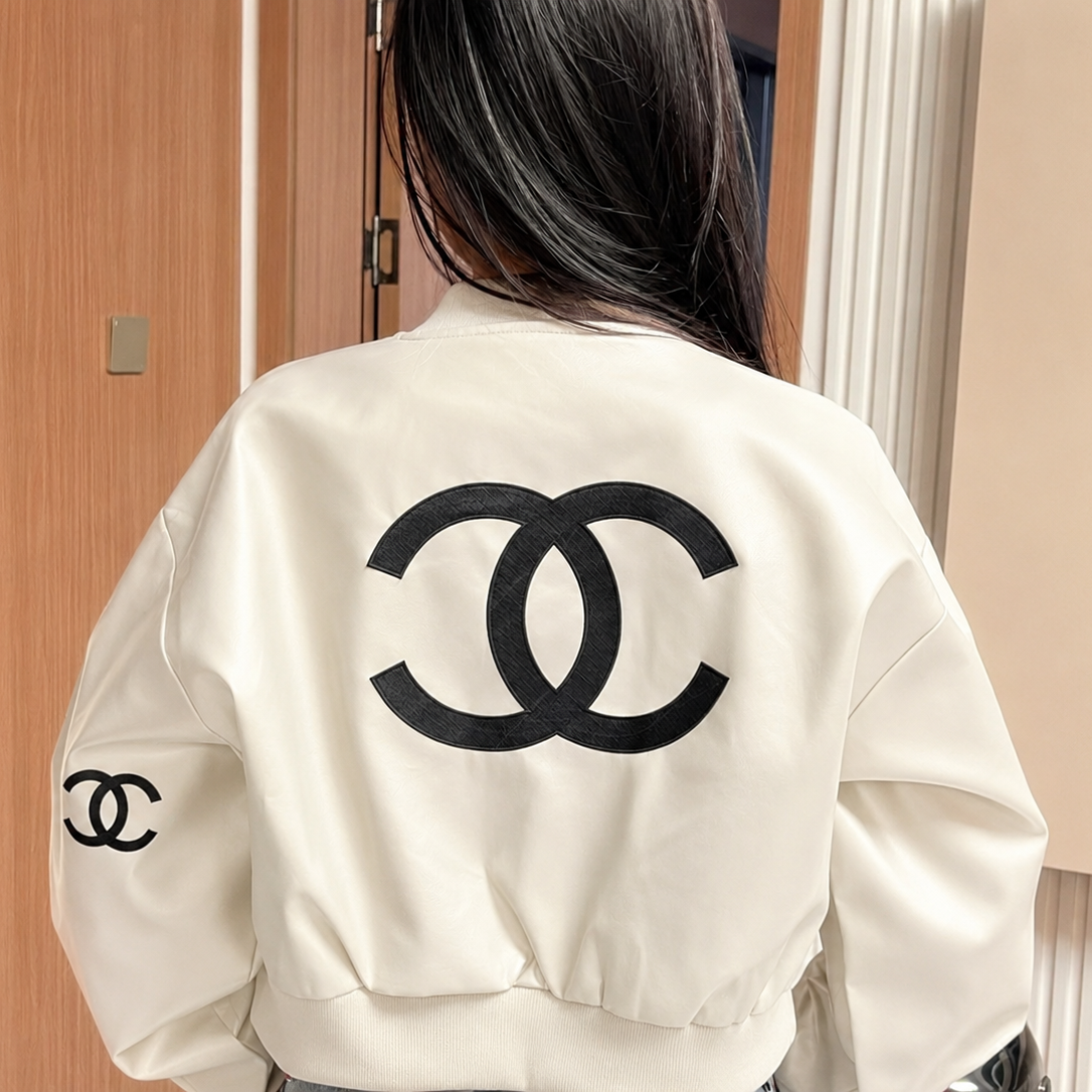 CC Fashion Short Leather Jacket