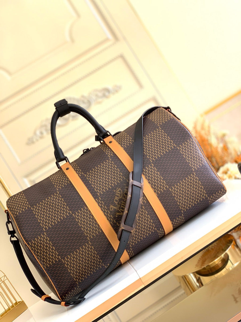 V Fashion Print Handbag 0724110412