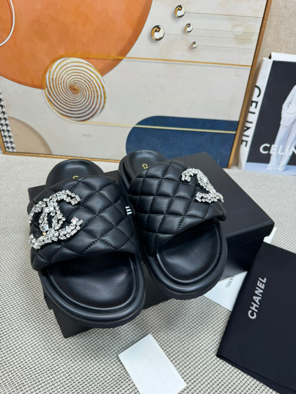 thick-soled Velcro women's slippers 0724042703
