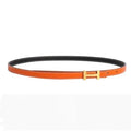 New H Family Leather Fine Belt 1024032019