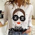 Limited edition fashion and versatile women's shirt 1025051512