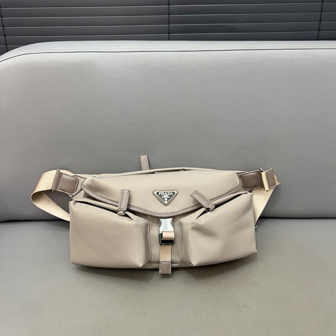 PR Re-Nylon Waist bag Chest bag 1824082603