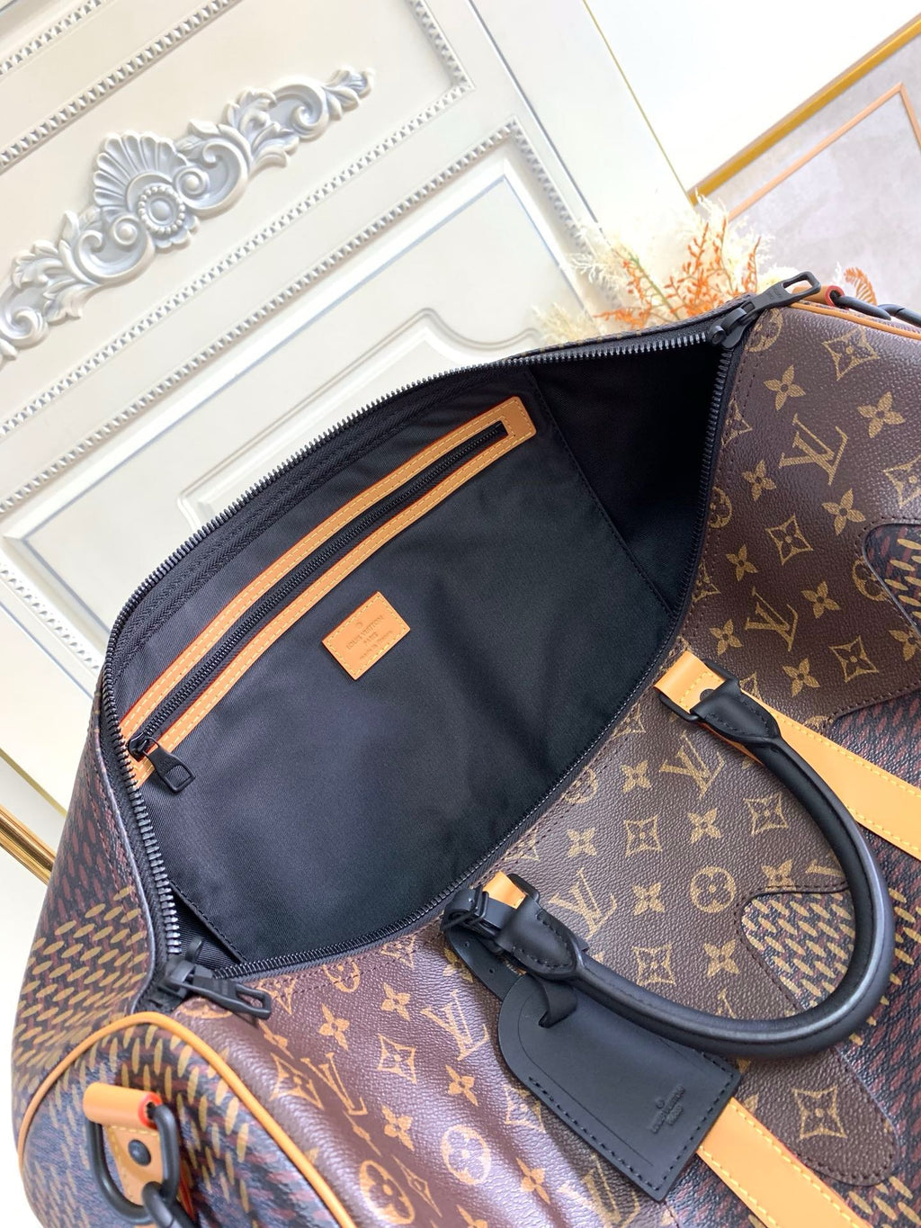 V Fashion Print Handbag 0724110412