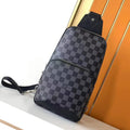 L fashion checkered chest bag 0725052704