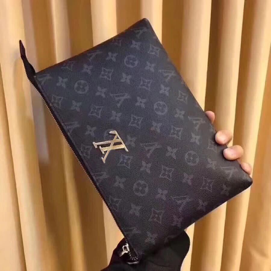 Men's Men's Handbags Top Layer Cowhide Envelope Bag Large Capacity Genuine Leather Clutch Bag