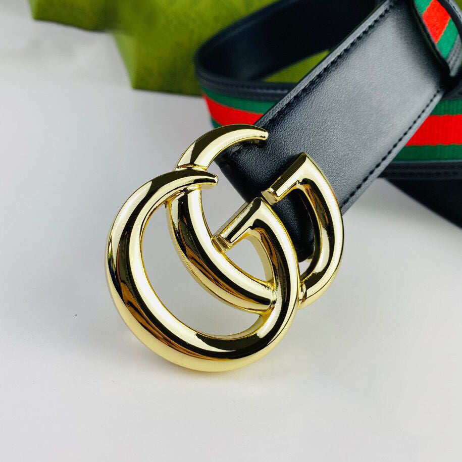 Men's Belt High-Grade Letter Leather Business Belt All-Match Casual Pants Belt PD02060801