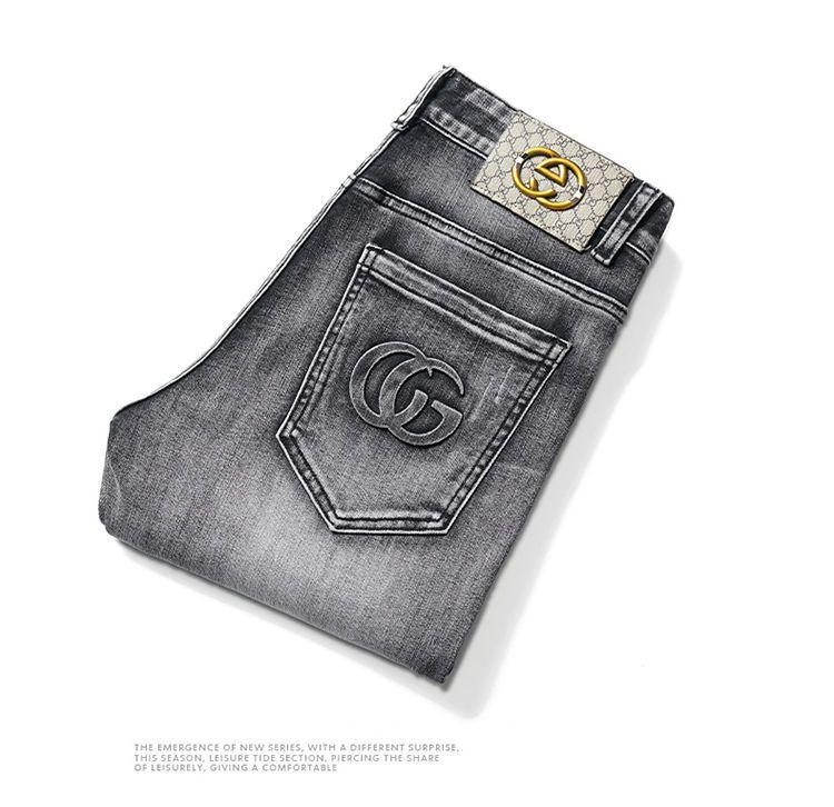 Men's Fashion Elastic Slim Fit Pants 0223112412
