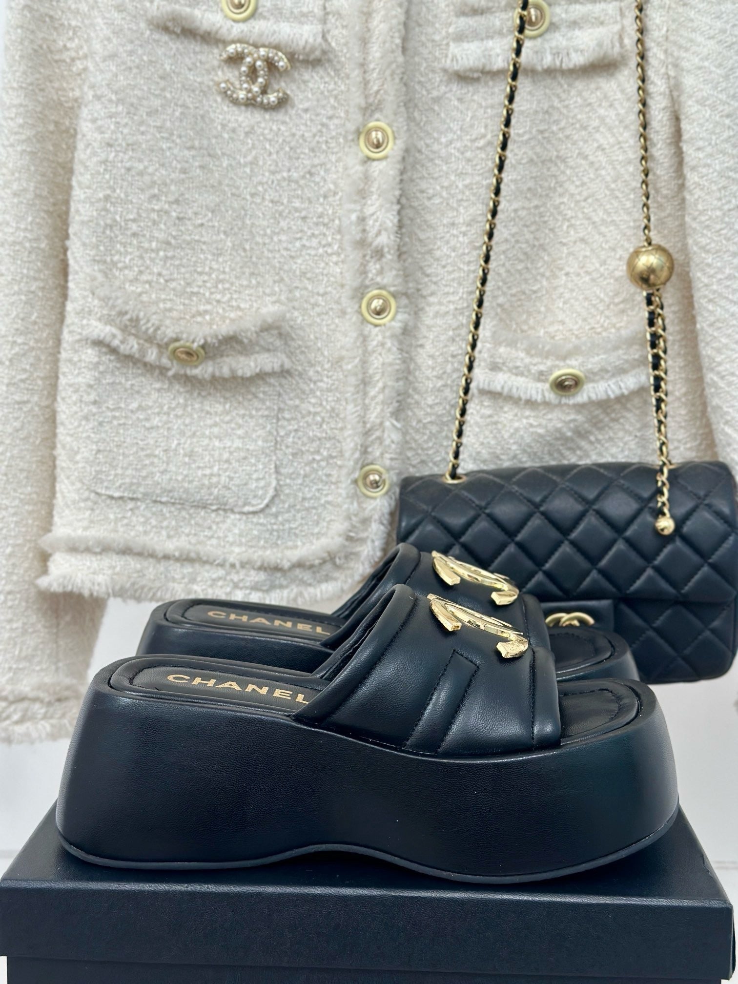 Women Leather Platform Sandal 0724062801