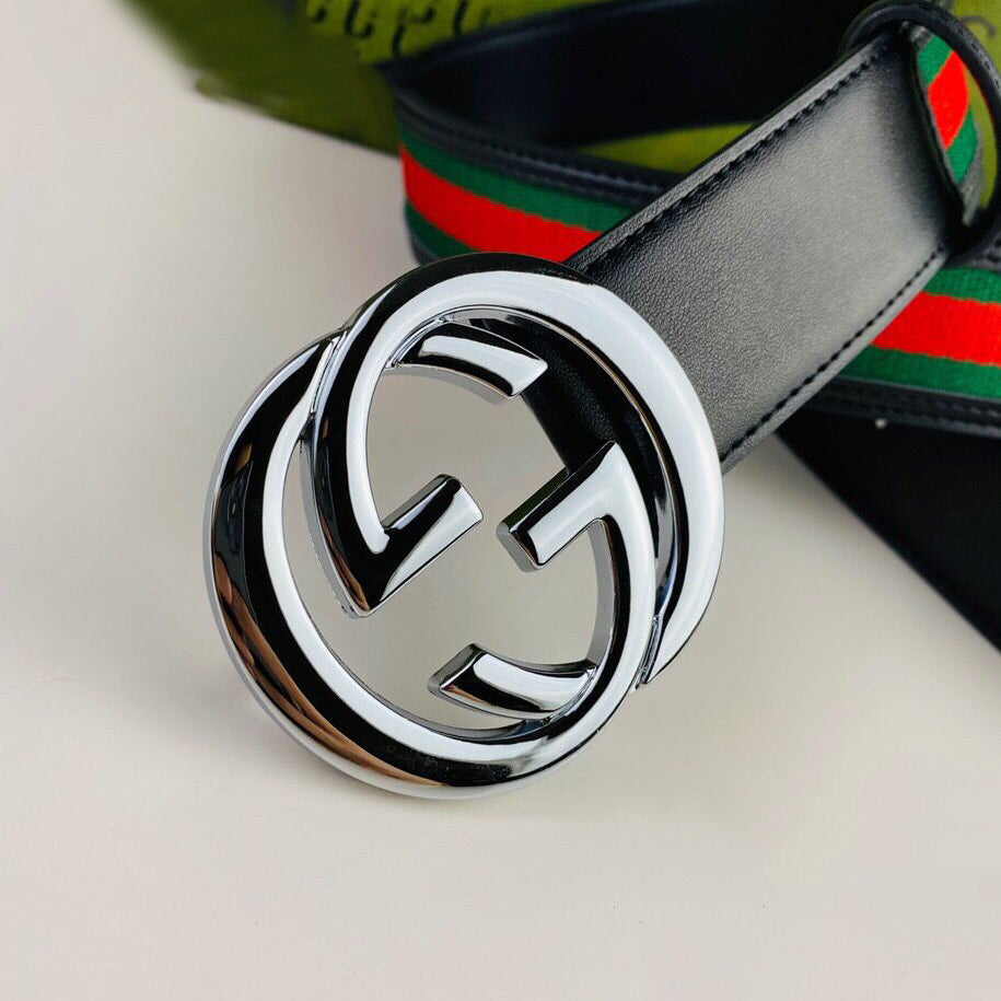 Men's Belt High-Grade Letter Leather Business Belt All-Match Casual Pants Belt PD02060801