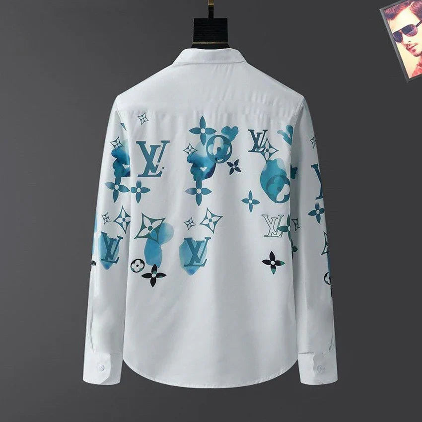 High quality fashion versatile printed long sleeve shirt 3D1024051612