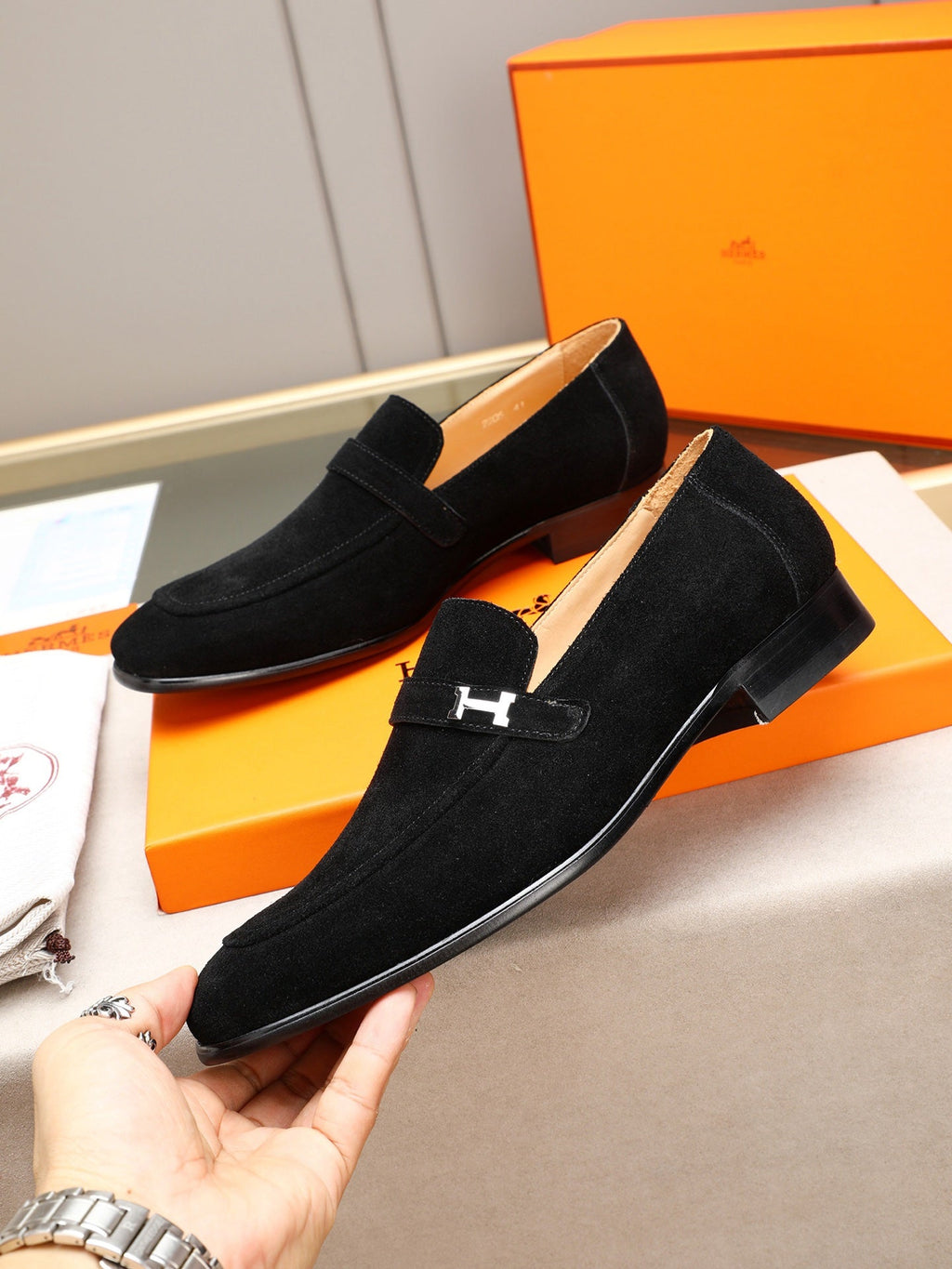 New H business formal leather shoes 0725062404