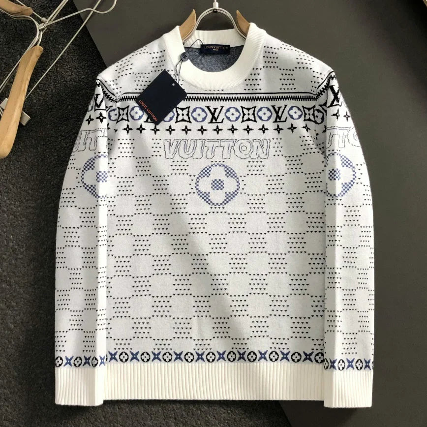 Crew-neck knit wool sweater 1025101410