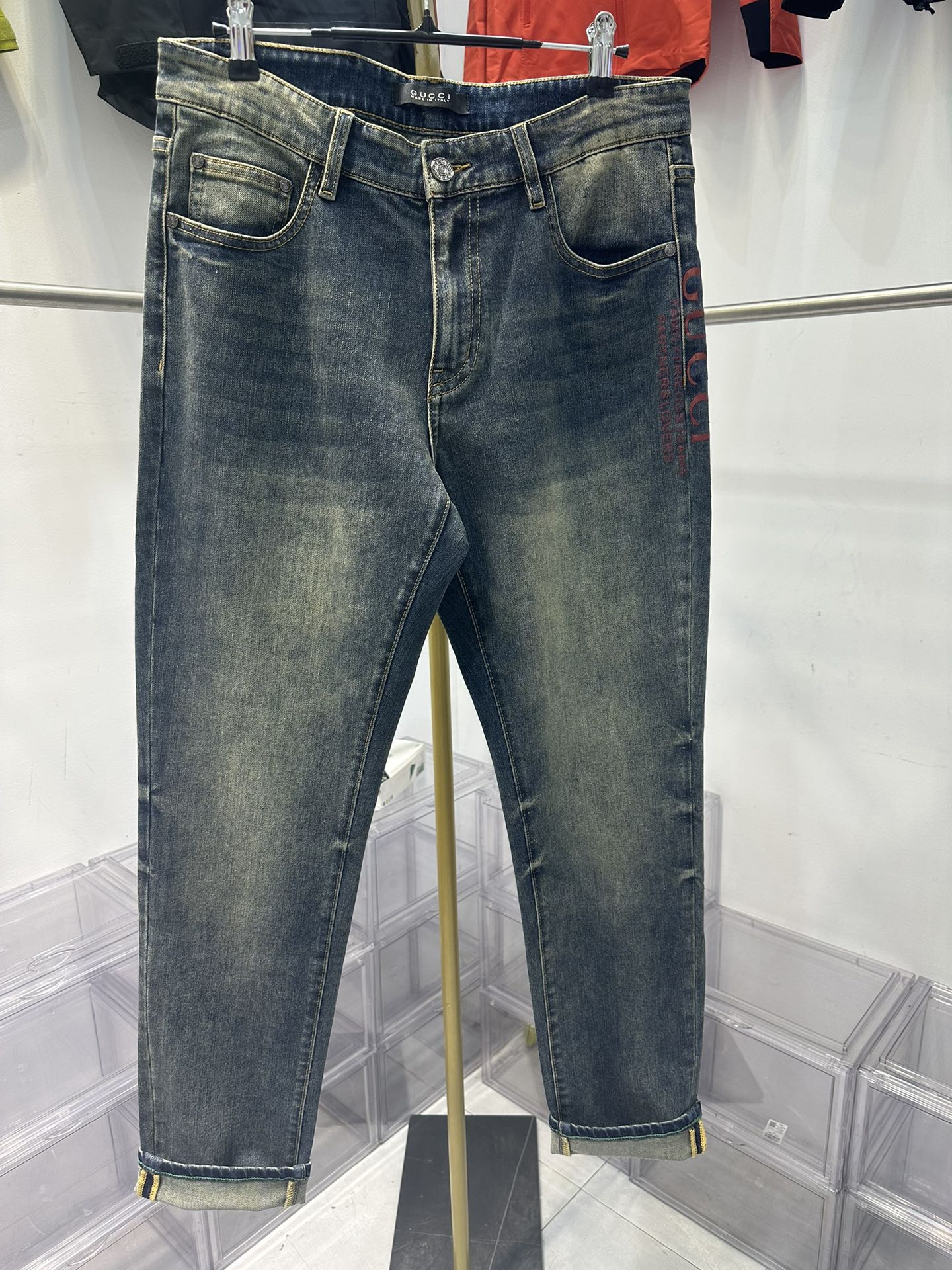 Fashion new men's jeans 0724101206