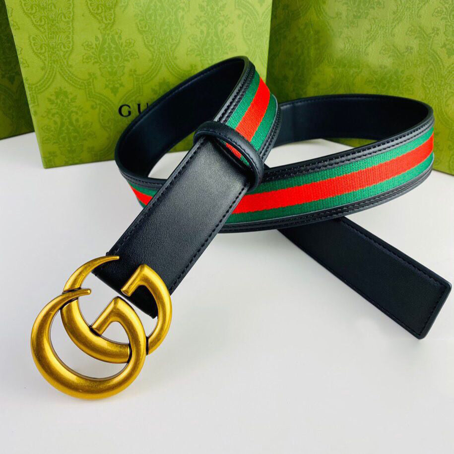 Men's Belt High-Grade Letter Leather Business Belt All-Match Casual Pants Belt PD02060801
