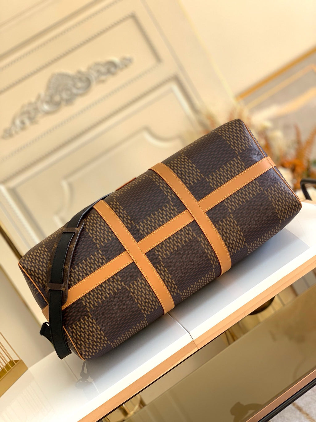 V Fashion Print Handbag 0724110412