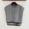 New Fashion Women  CC Contrast Color Knit Tank Top PD1326091118