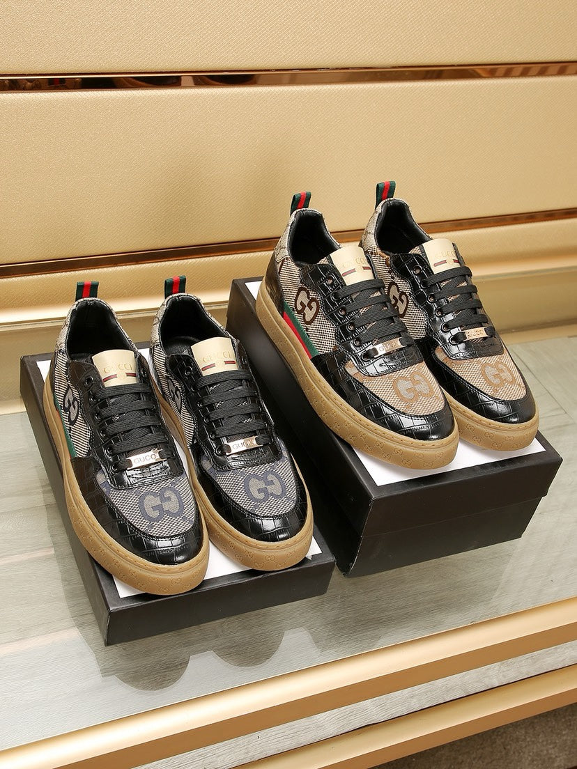 fashion printed rubber sole sneakers 0724072305