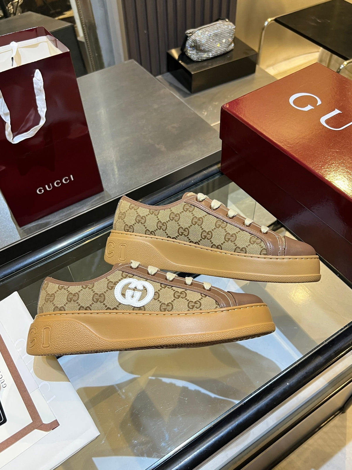 G New Height-Increasing Thick-Soled Couple Casual Shoes 0726090305