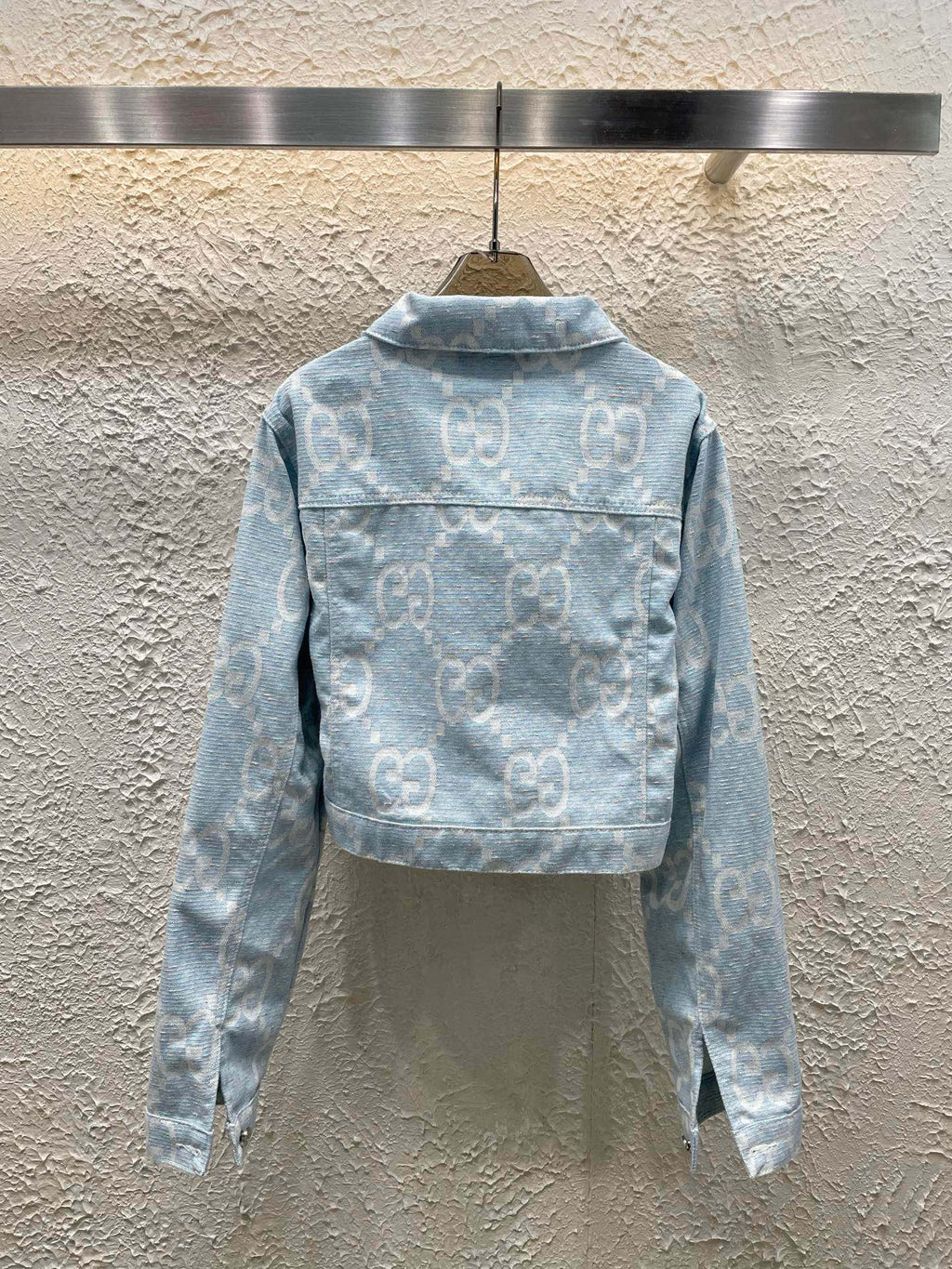 fashion print denim jacket 0725022805