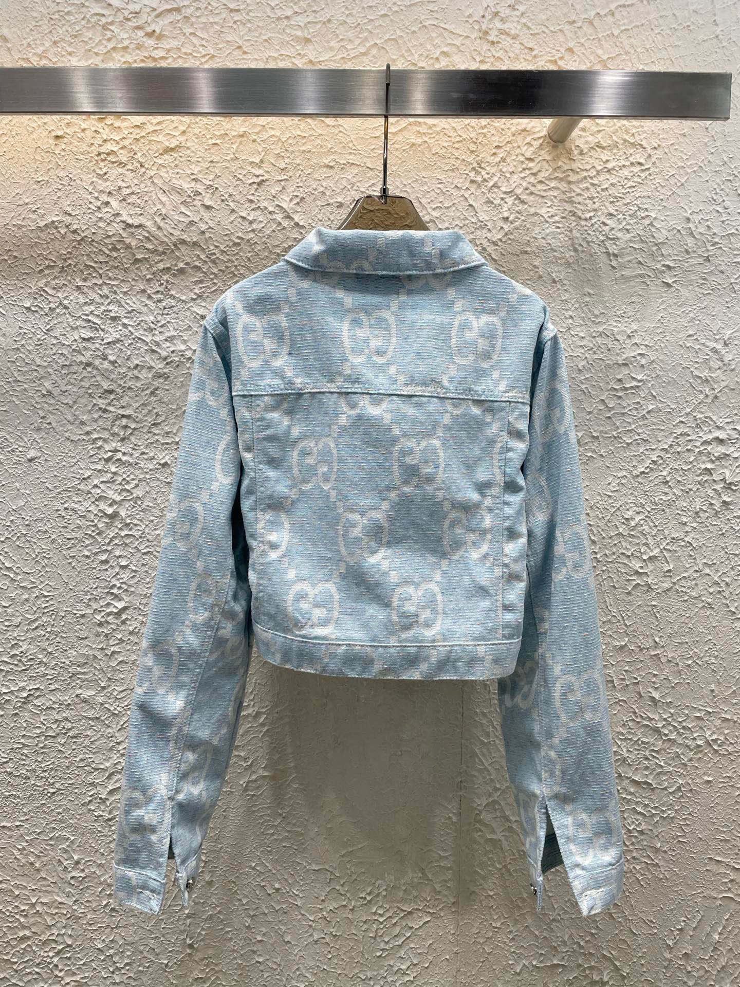 fashion print denim jacket 0725022805