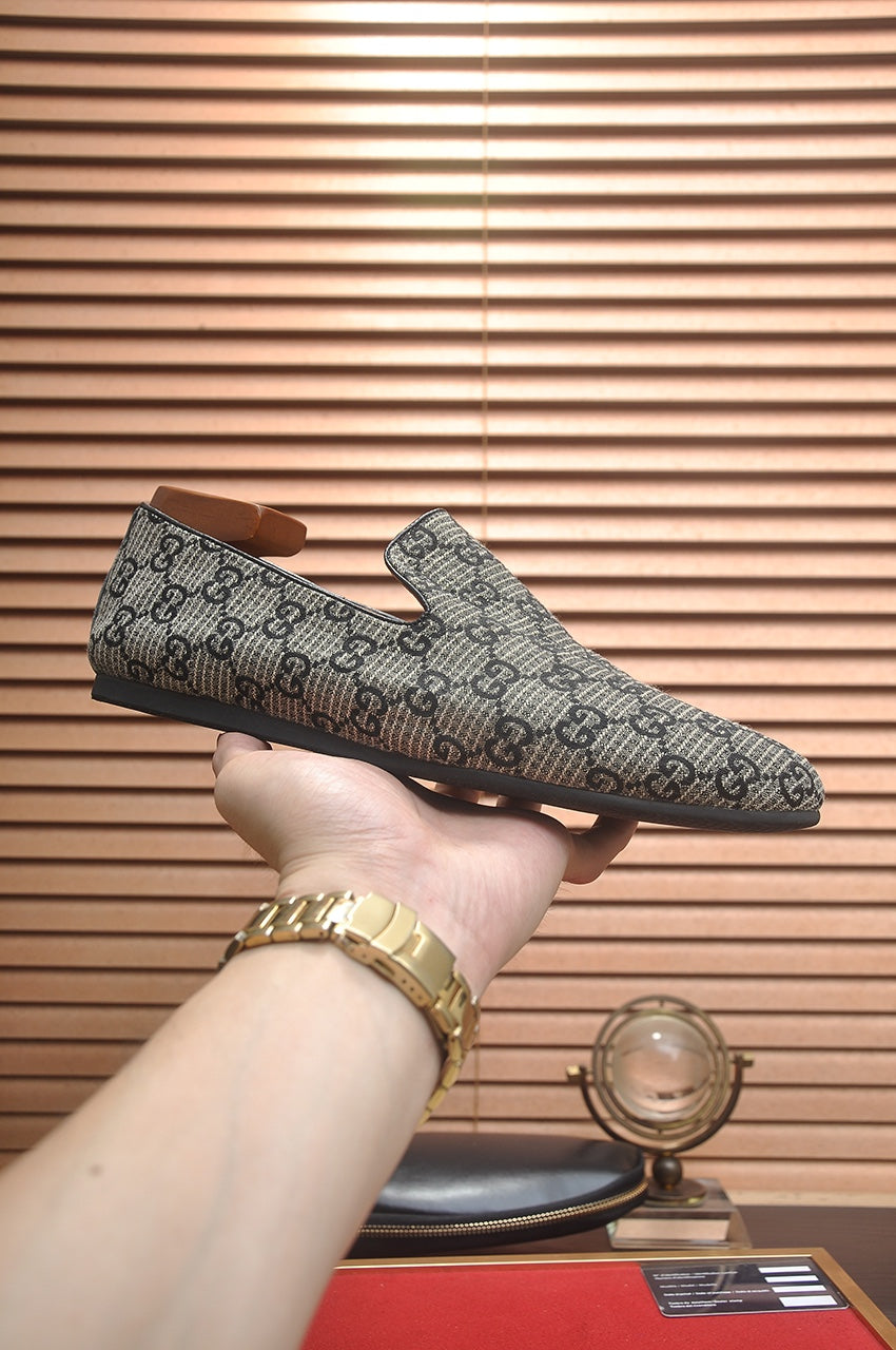 fashion print slip-on shoes 0725070202