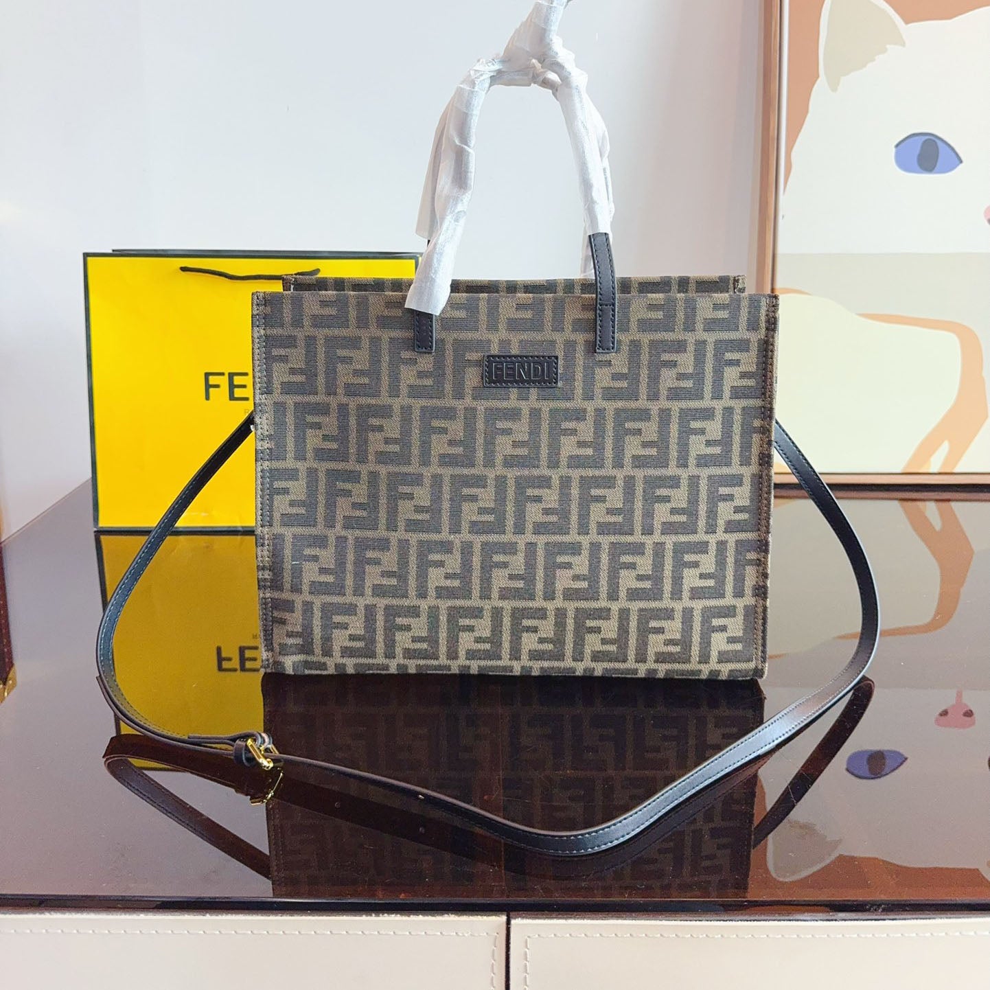classic color tote bag  XC24092515