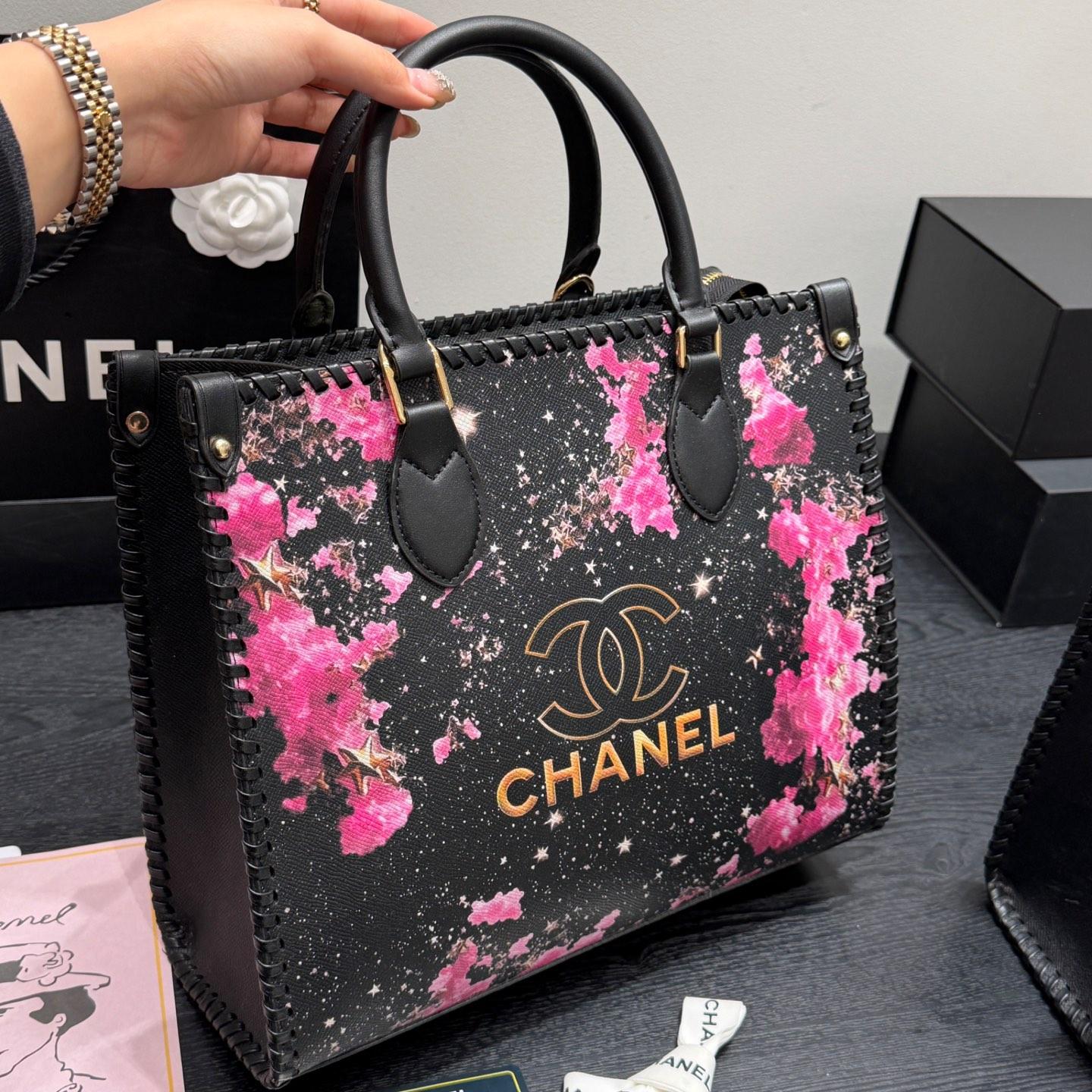 26SS New Women's Floral Graffiti Bag 0726031008