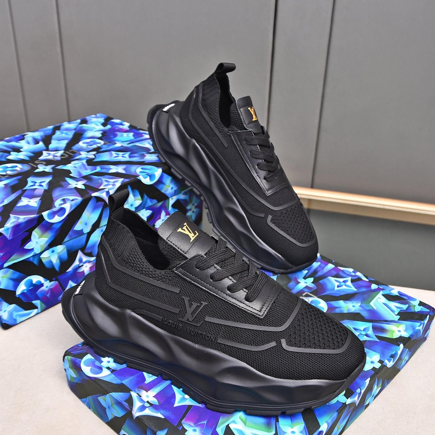 Men's Flyknit Elastic Rubber Sole Sneakers 0726030601