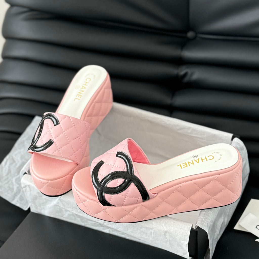 rhombus platform slippers 0724050601