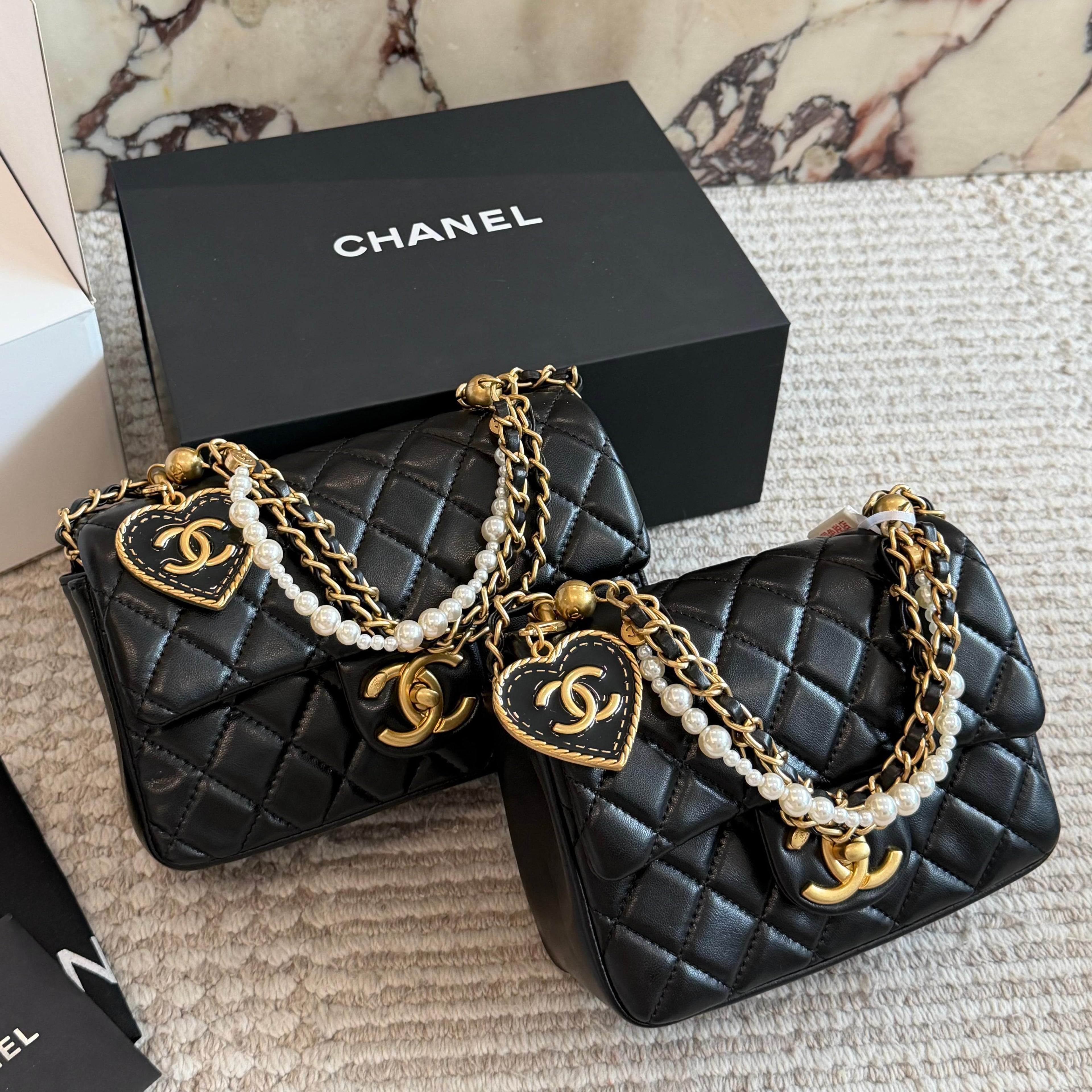 26SS New Women's Pearl Chain Bag 0726031007