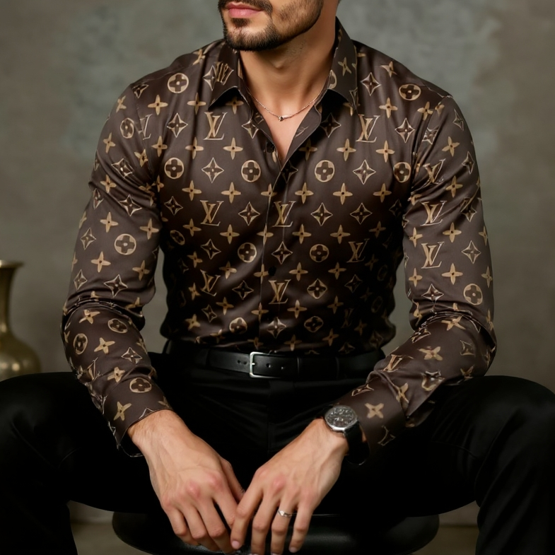 L printed shirt 3D0725102204