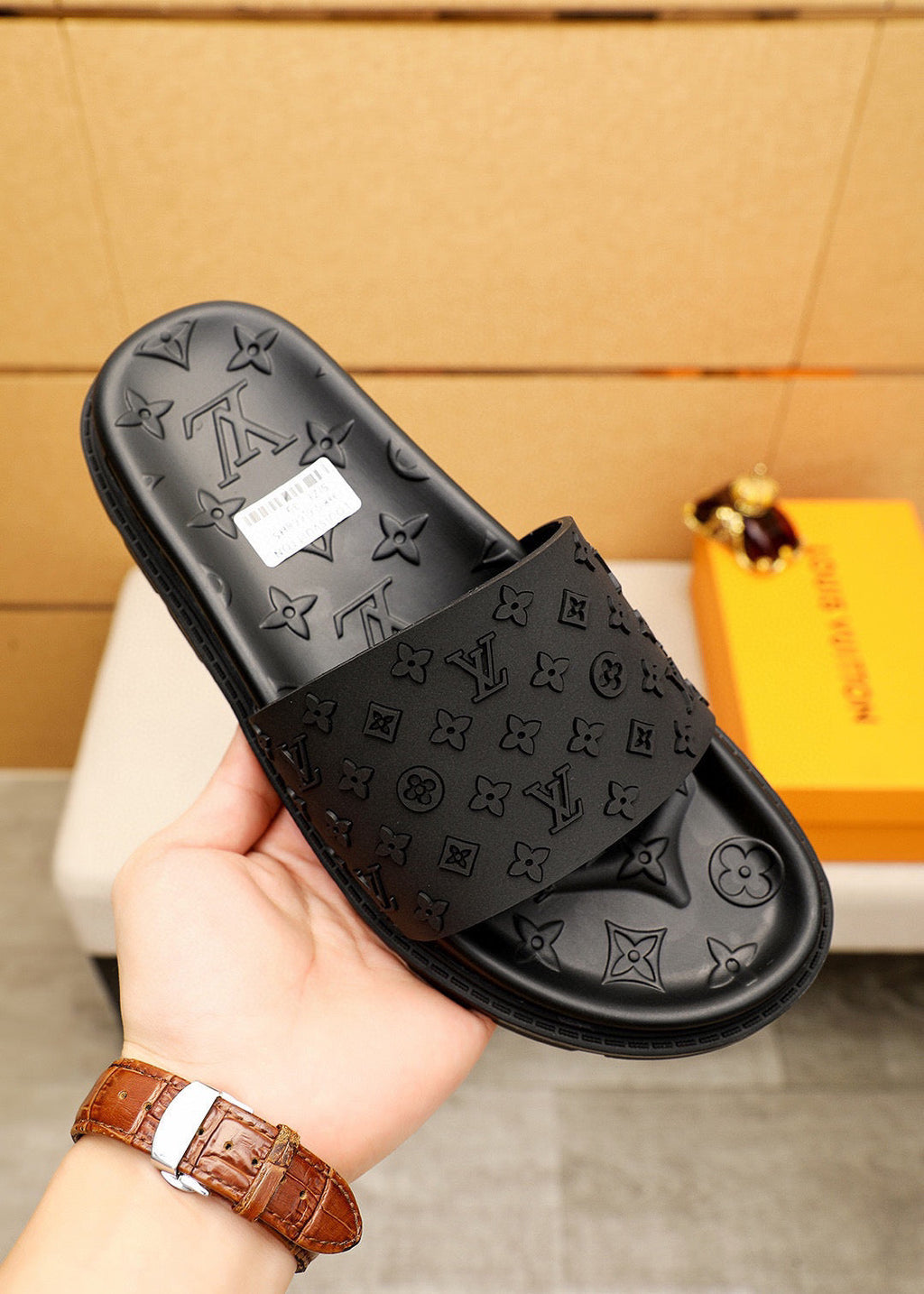 L classic printed slippers 0725101003