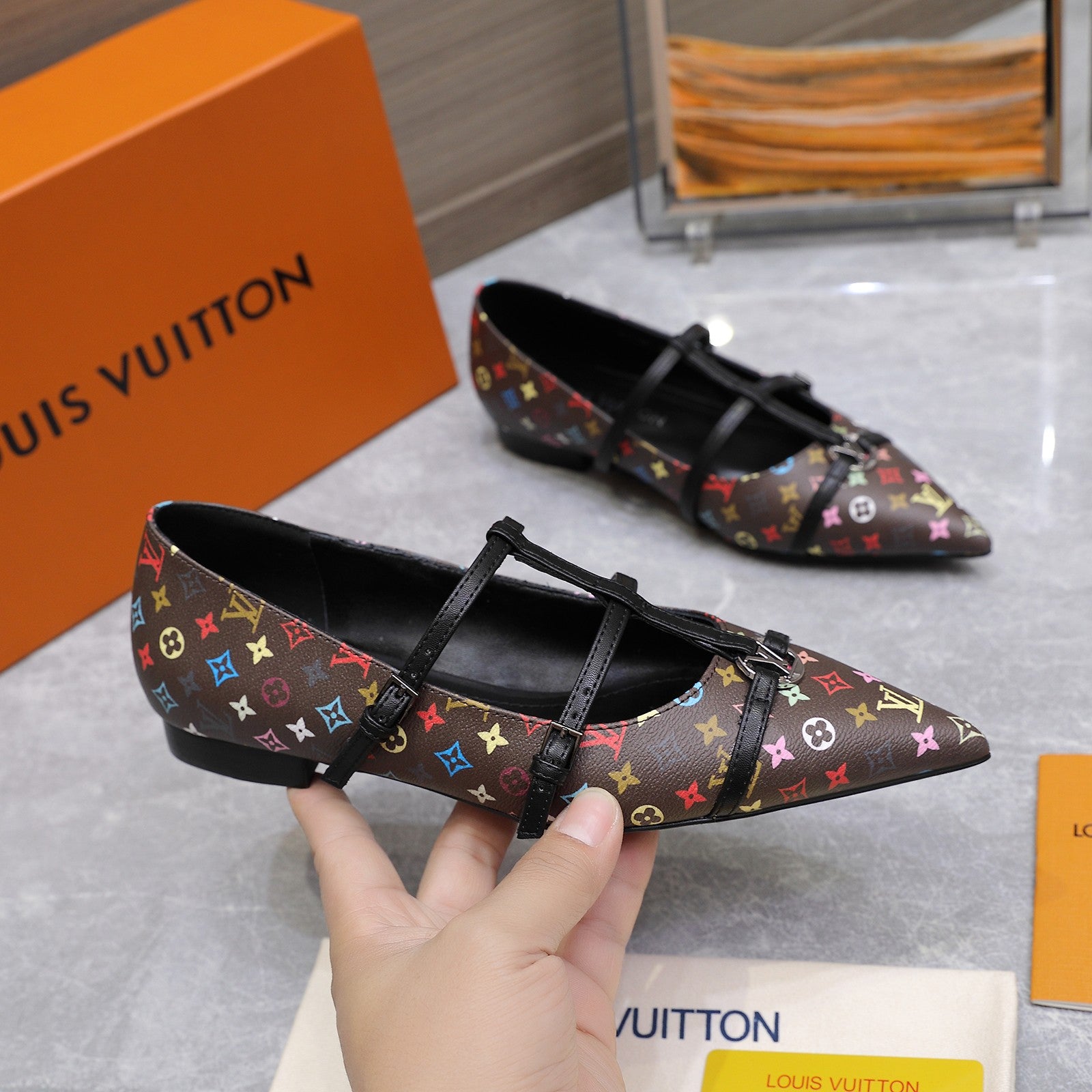 L25ss new pointed-toe flat sandals 0725102306